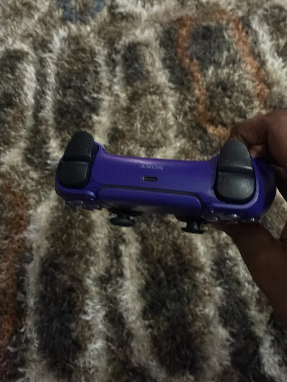 Sony DualSense Controller in Vibrant Purple with Black Accents
